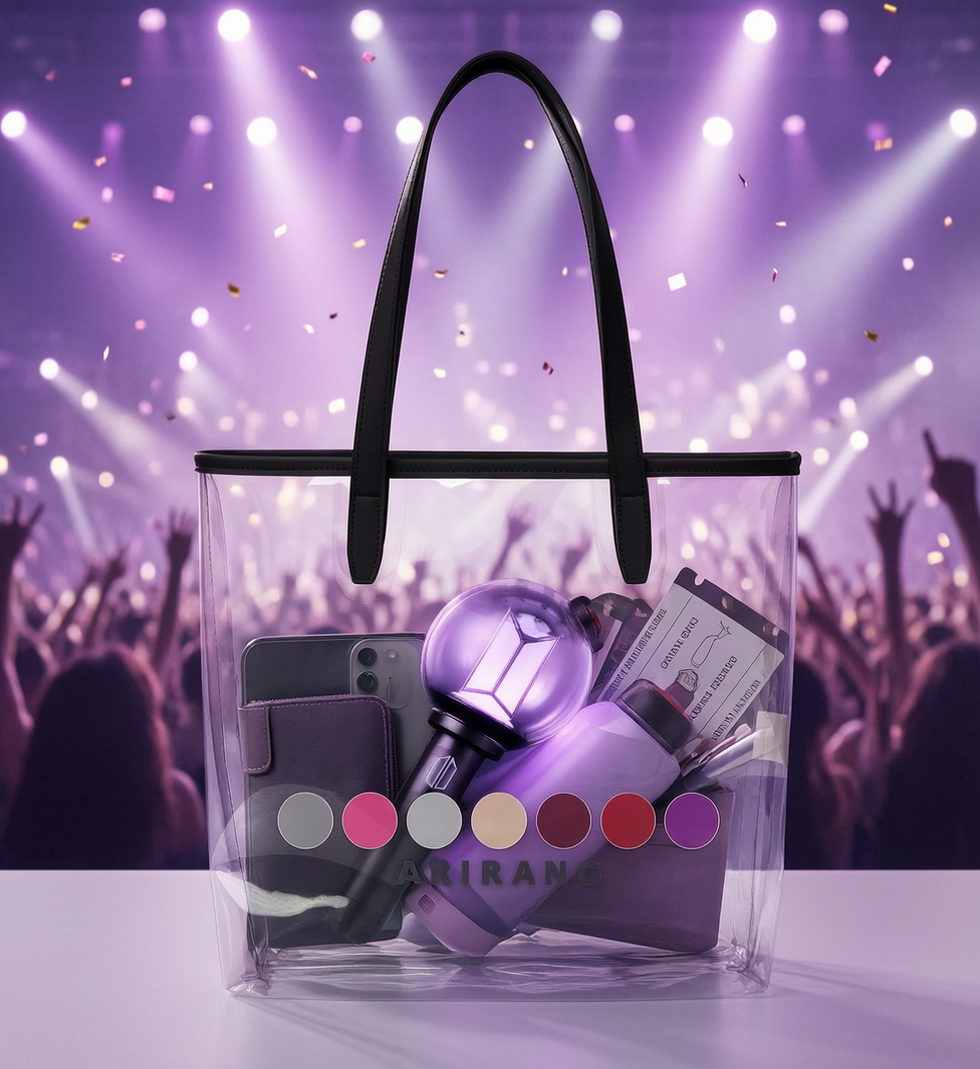 Arirang Stadium Approved Clear Tote to easily get through security while still looking stylish!