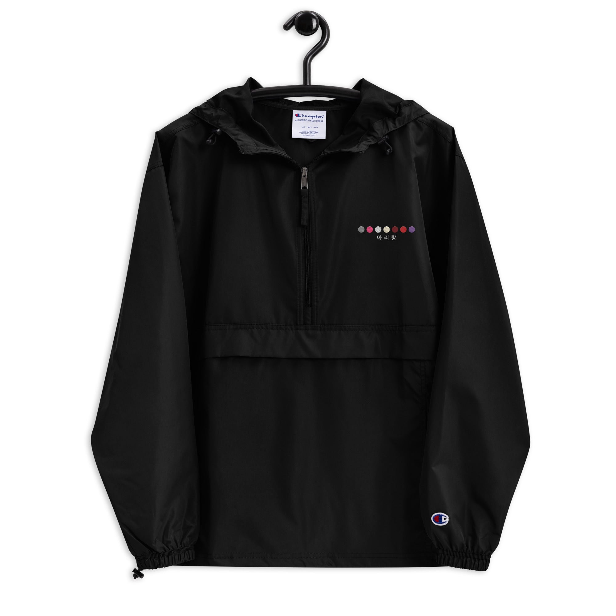 ARIRANG Embroidered Champion Packable Unisex Jacket (아리랑)