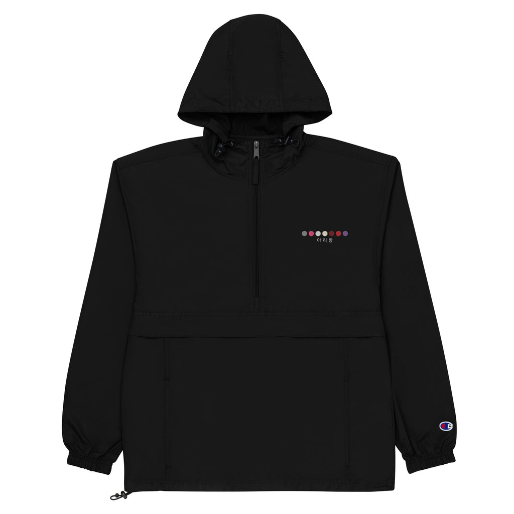 ARIRANG Embroidered Champion Packable Unisex Jacket (아리랑)