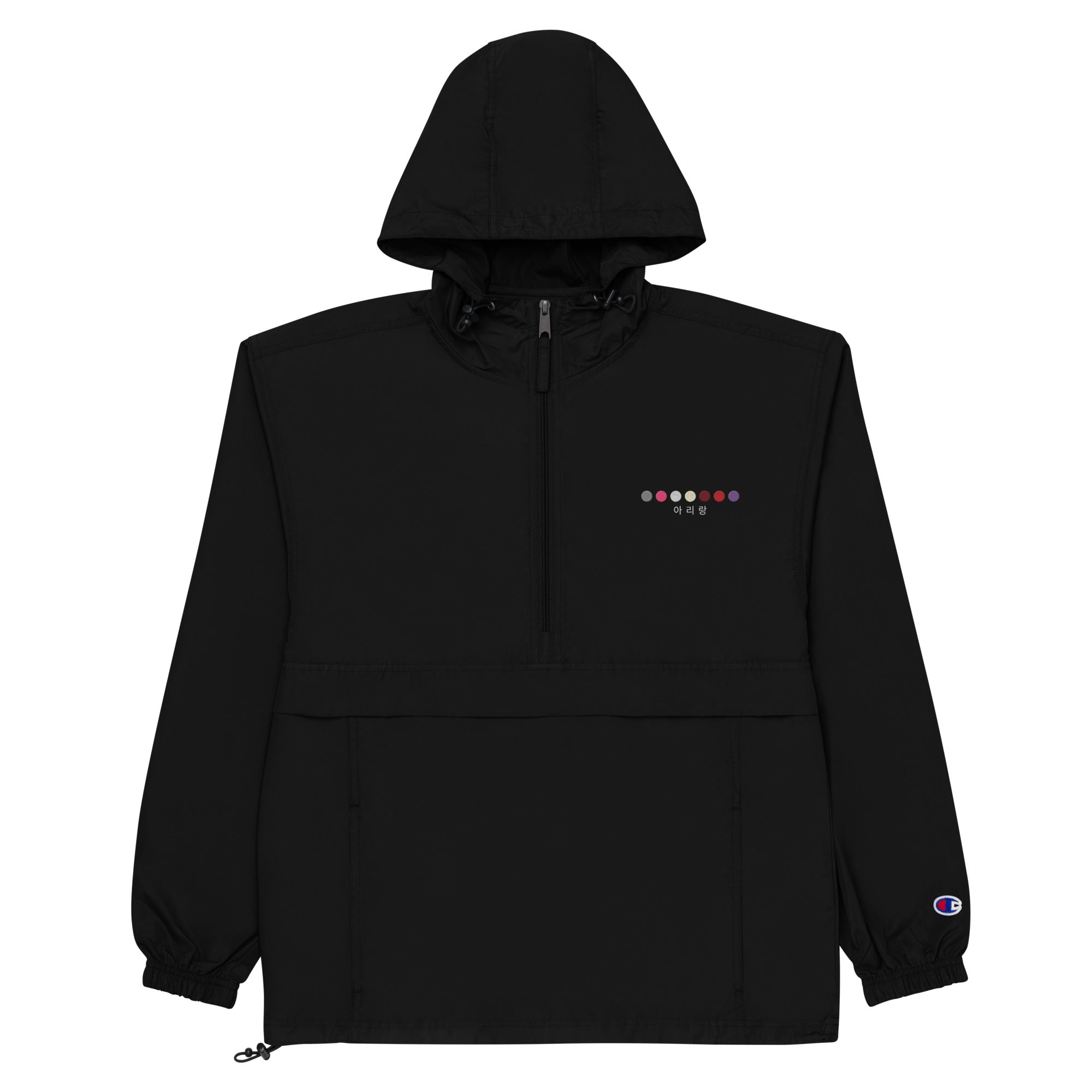 ARIRANG Embroidered Champion Packable Unisex Jacket (아리랑)