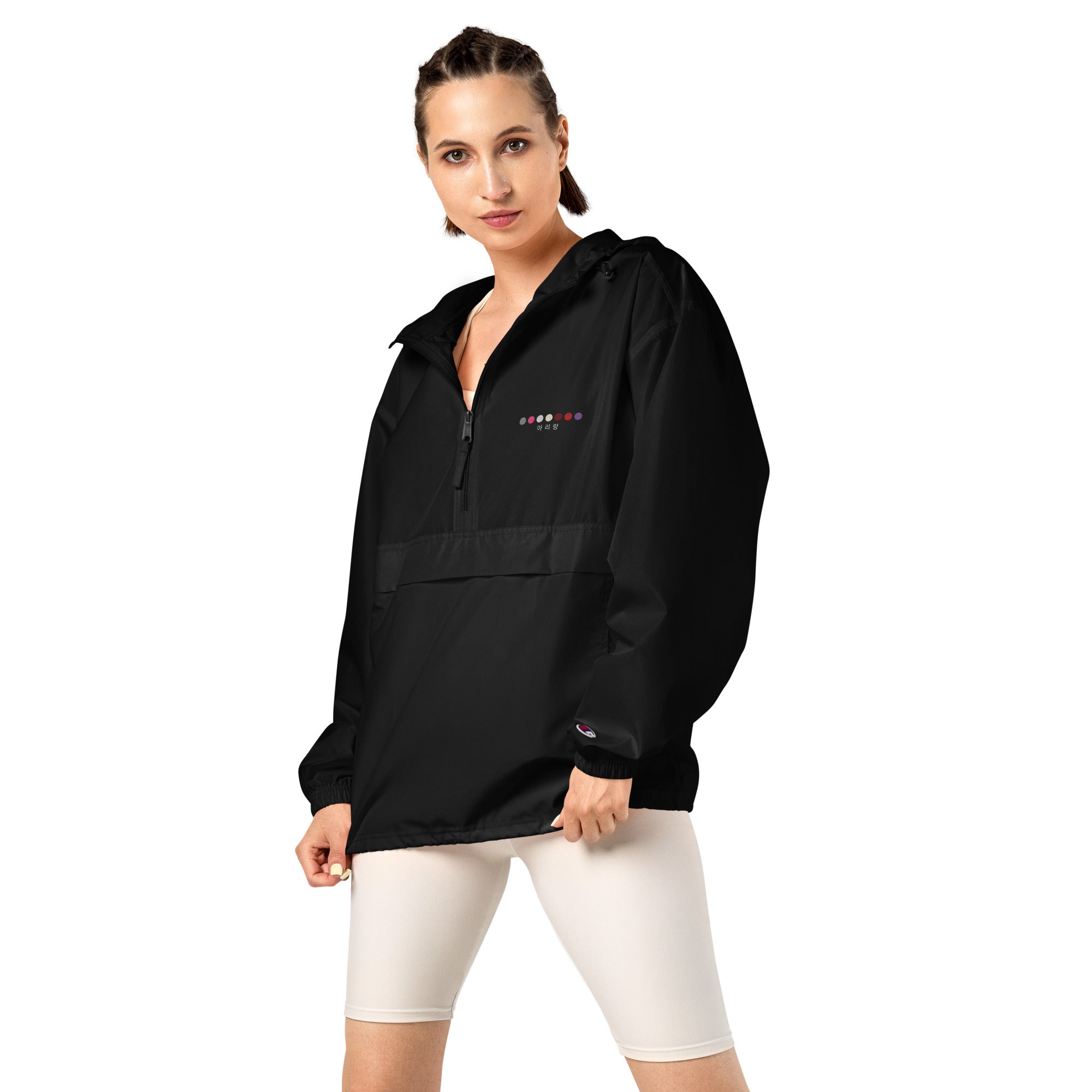 ARIRANG Embroidered Champion Packable Unisex Jacket (아리랑)