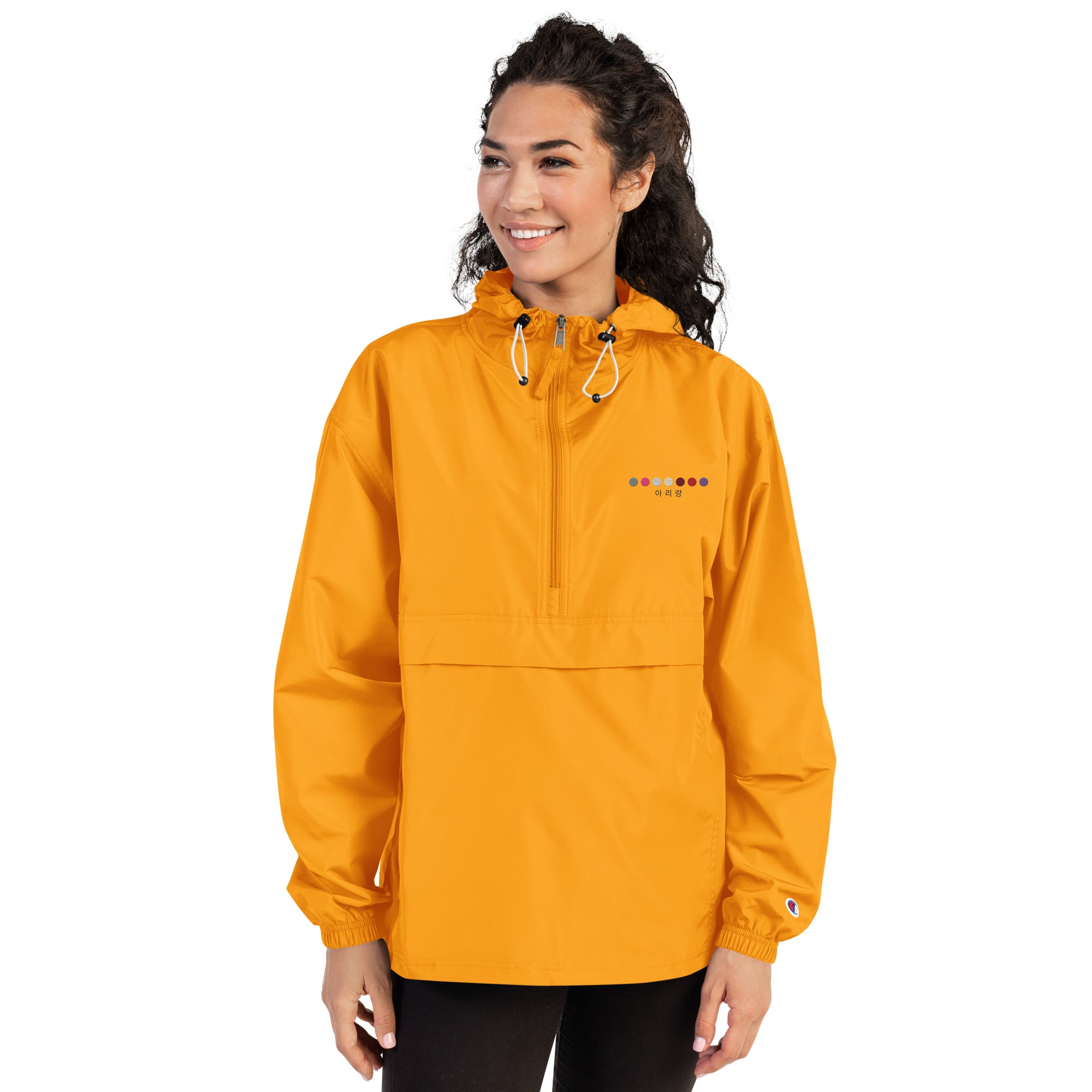 ARIRANG Embroidered Champion Packable Unisex Jacket (아리랑)