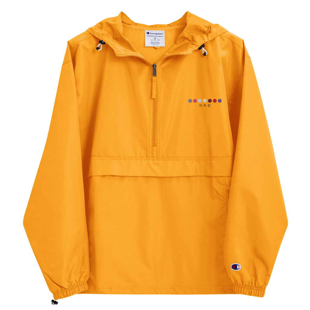 ARIRANG Embroidered Champion Packable Unisex Jacket (아리랑)