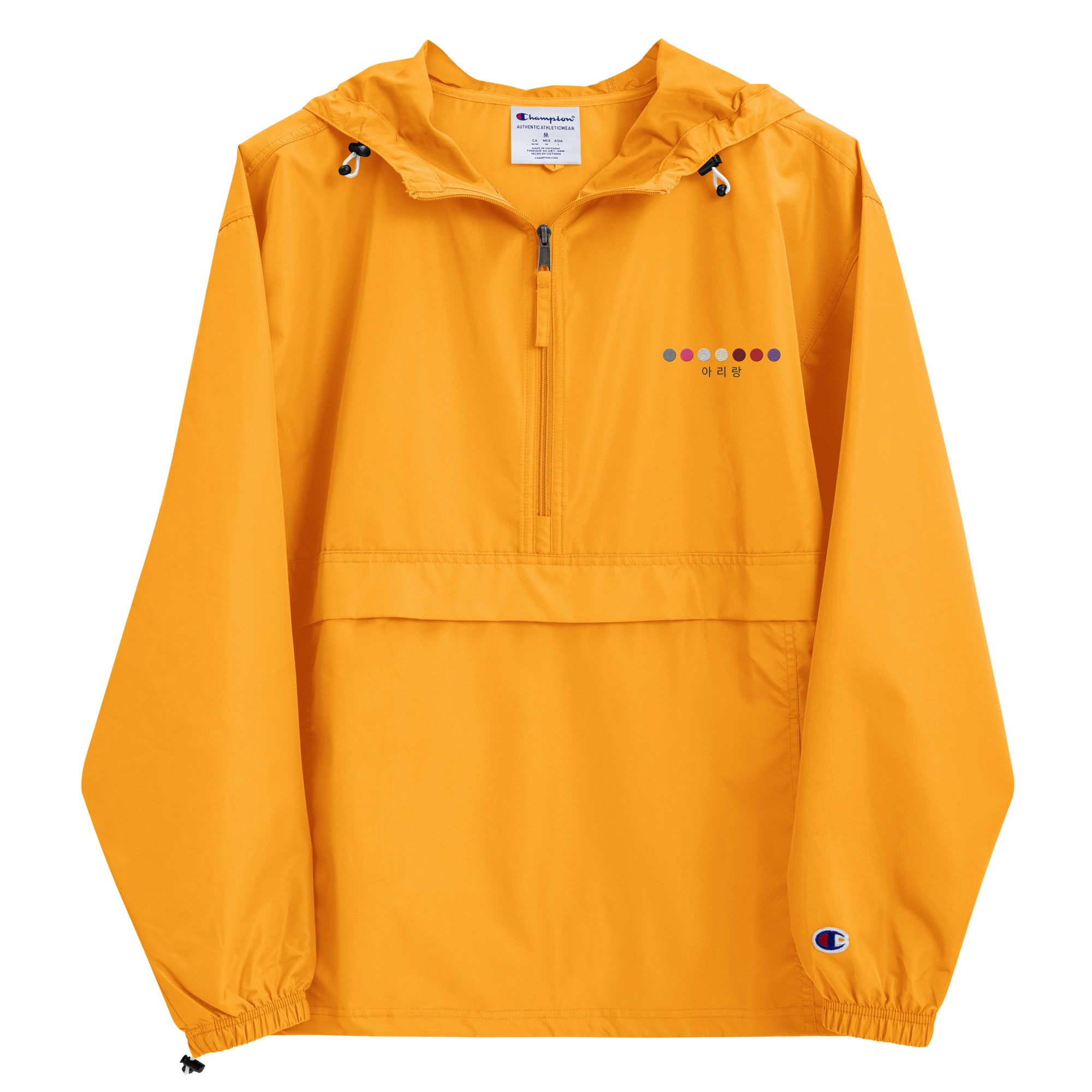 ARIRANG Embroidered Champion Packable Unisex Jacket (아리랑)