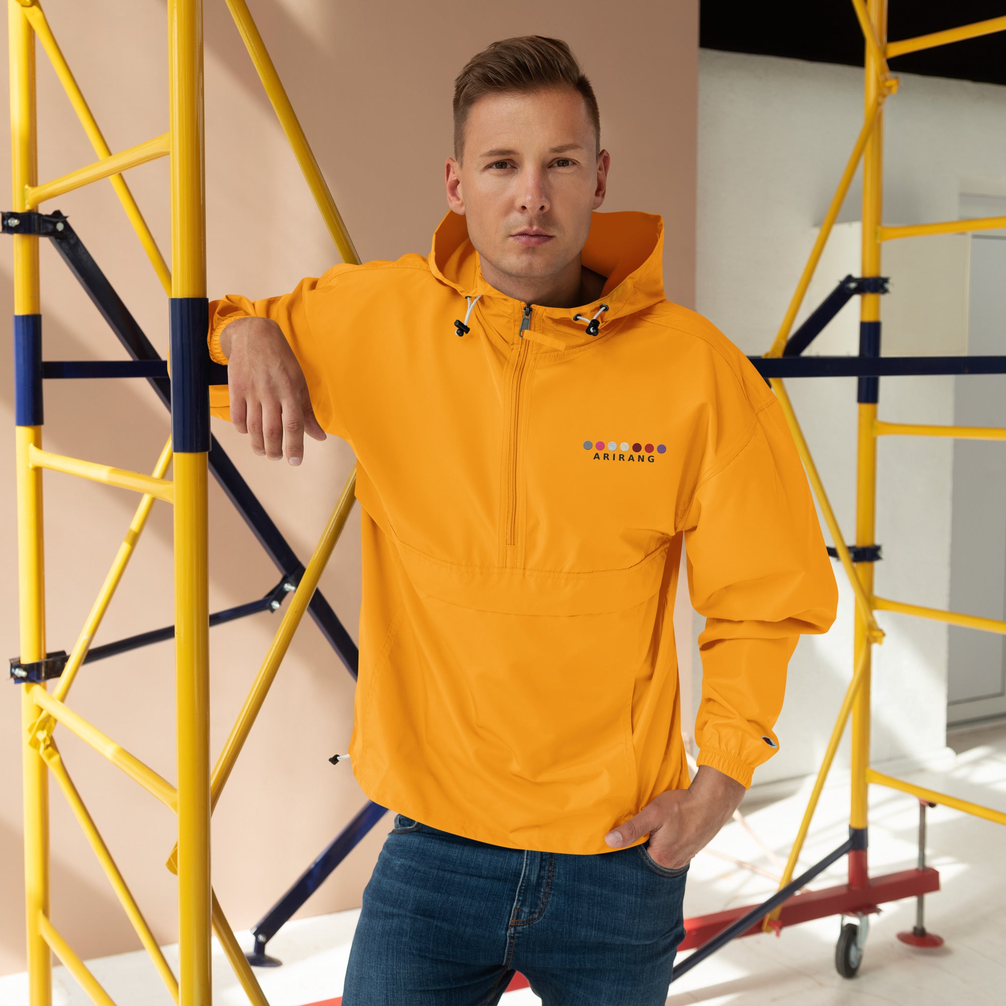 ARIRANG Embroidered Champion Packable Jacket