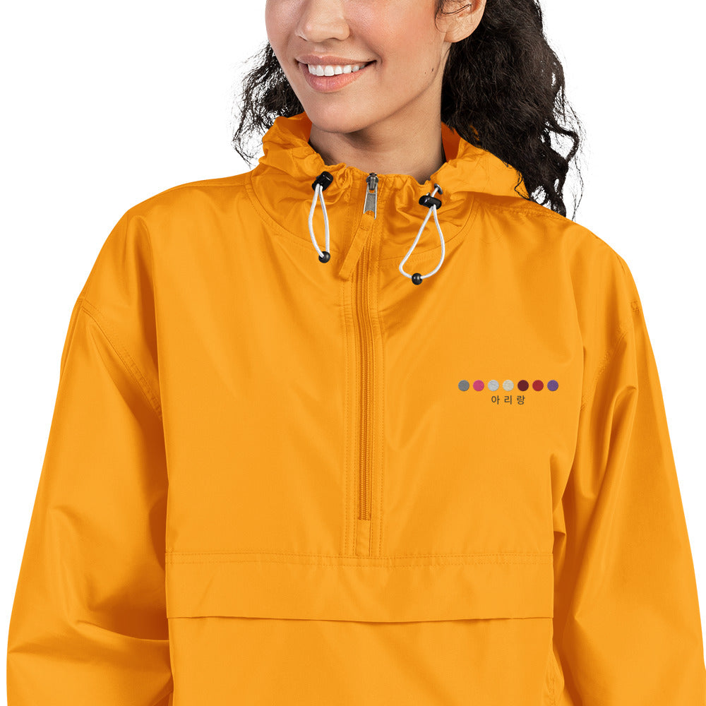ARIRANG Embroidered Champion Packable Unisex Jacket (아리랑)