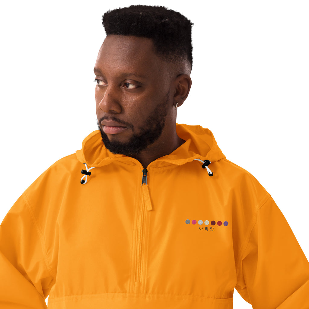 ARIRANG Embroidered Champion Packable Unisex Jacket (아리랑)