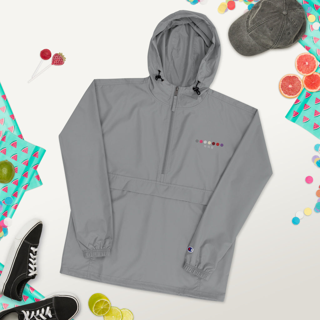 ARIRANG Embroidered Champion Packable Unisex Jacket (아리랑)