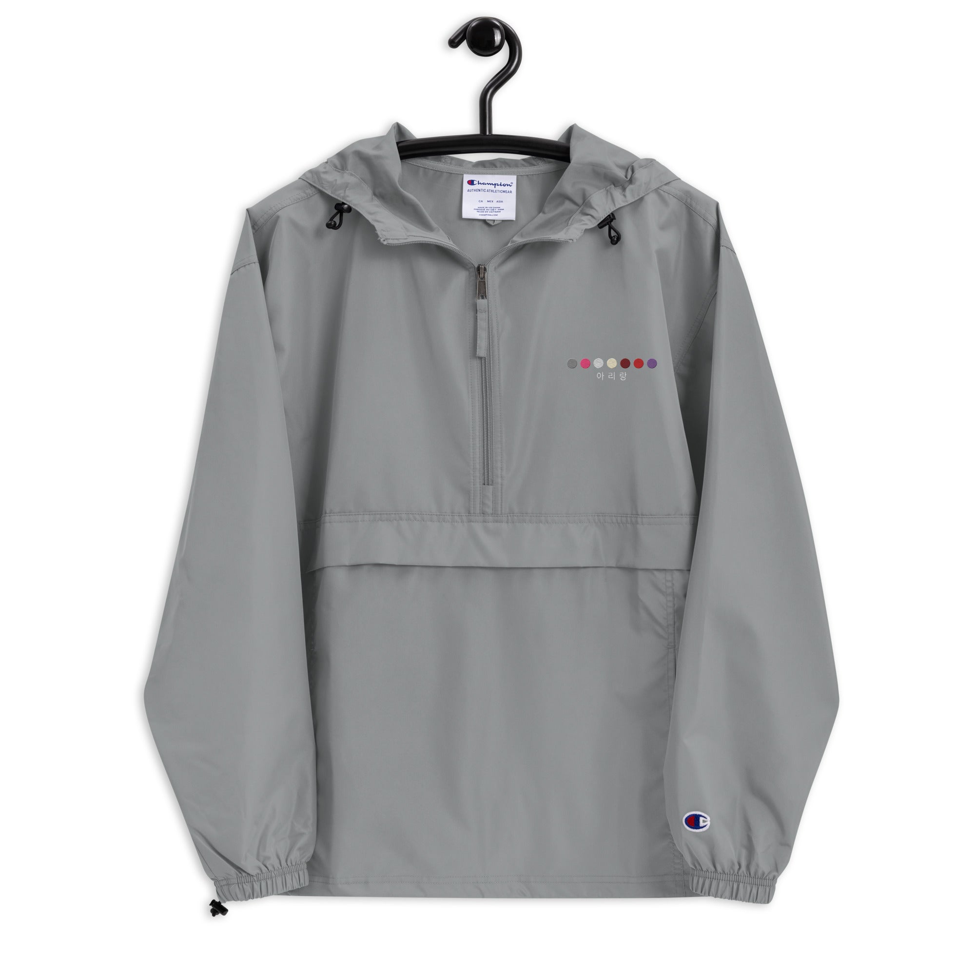 ARIRANG Embroidered Champion Packable Unisex Jacket (아리랑)