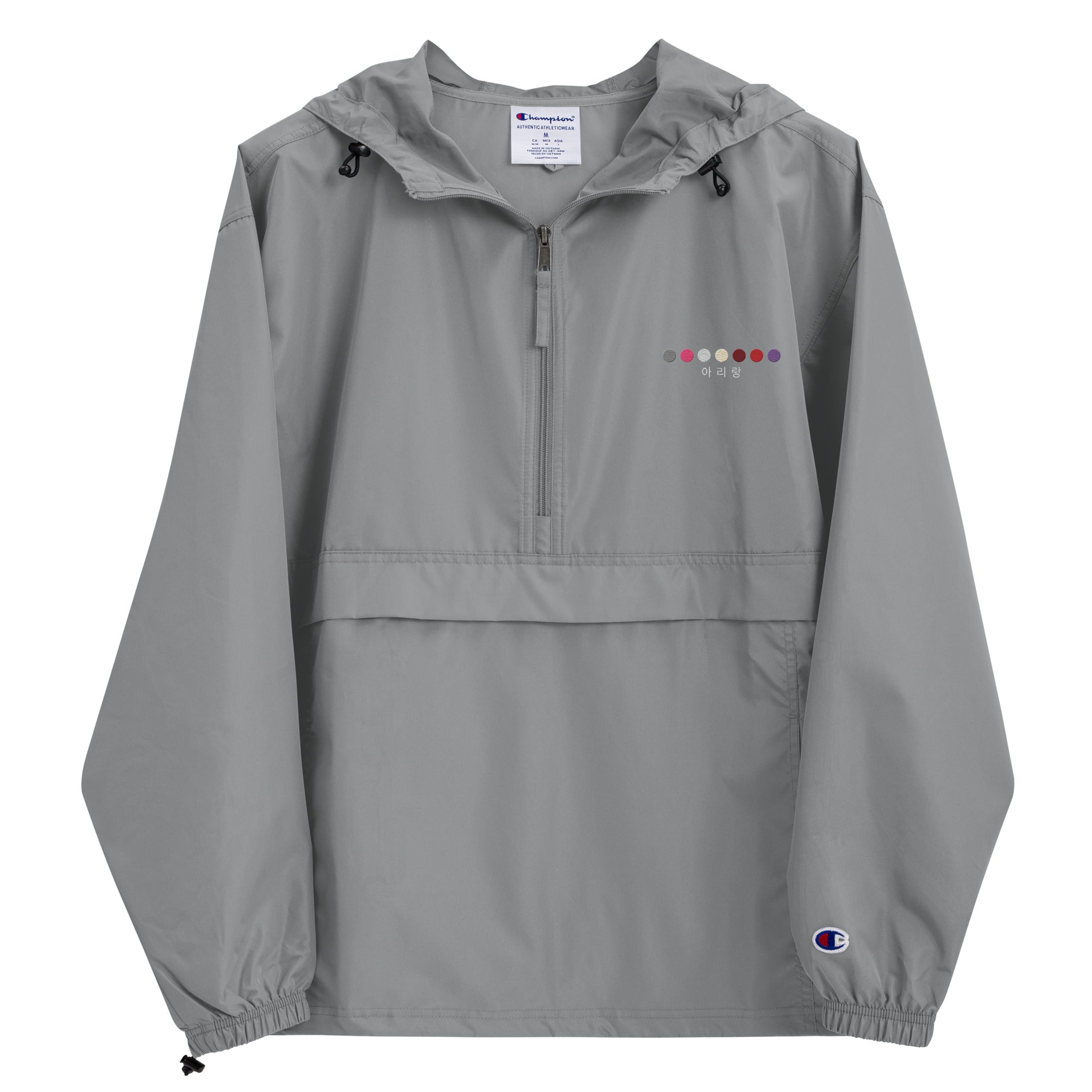 ARIRANG Embroidered Champion Packable Unisex Jacket (아리랑)