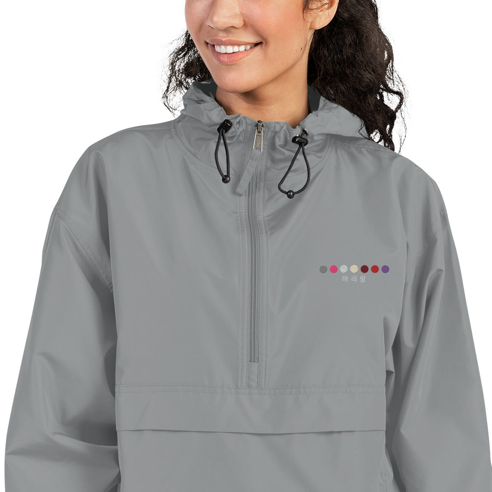 ARIRANG Embroidered Champion Packable Unisex Jacket (아리랑)