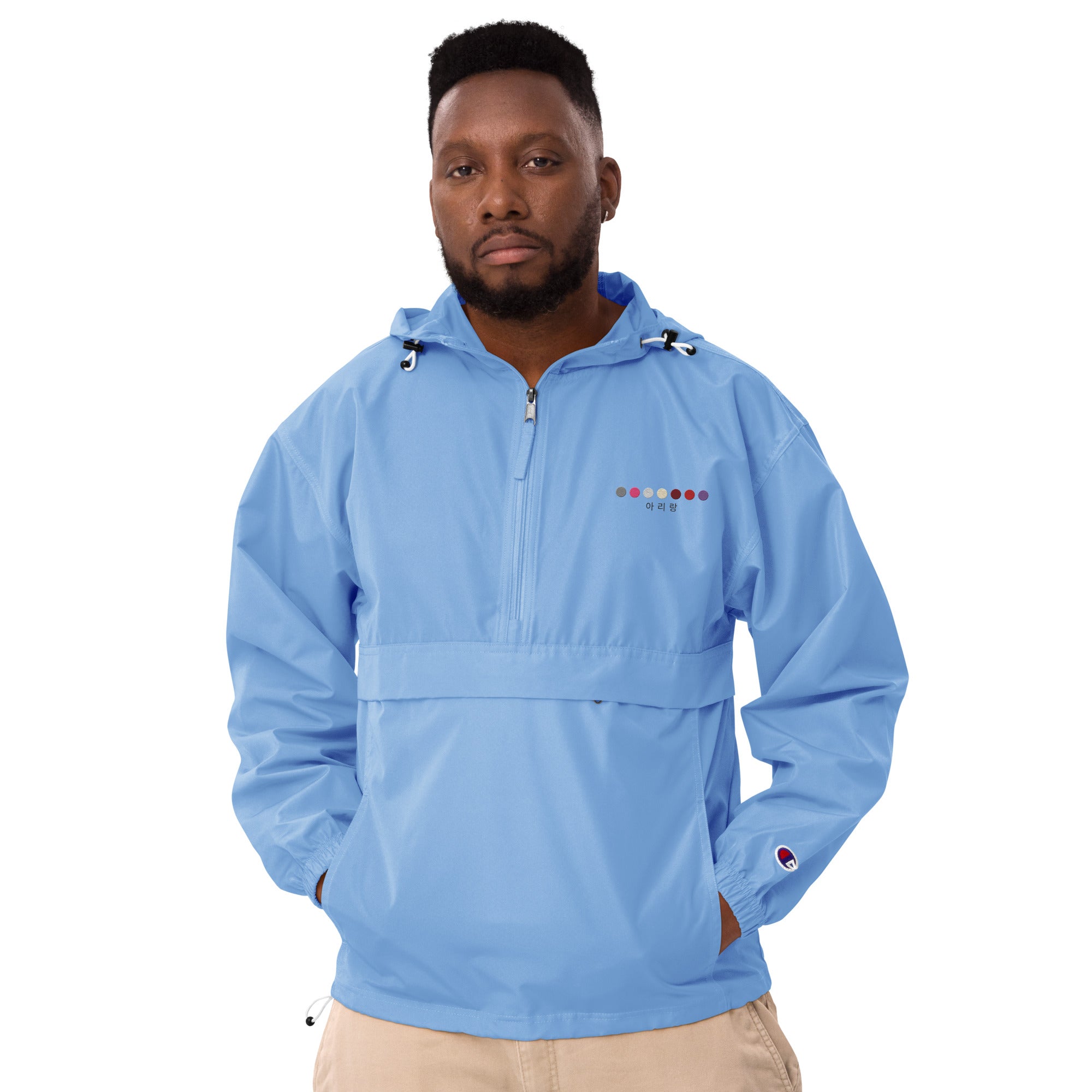 ARIRANG Embroidered Champion Packable Unisex Jacket (아리랑)