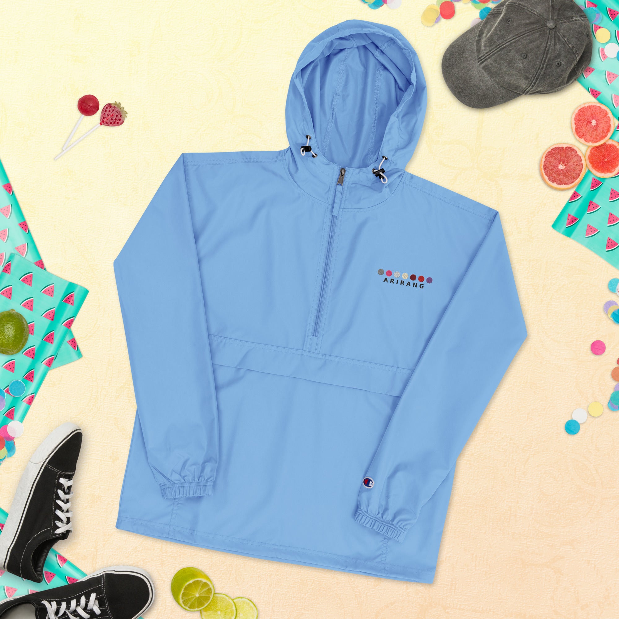 ARIRANG Embroidered Champion Packable Jacket
