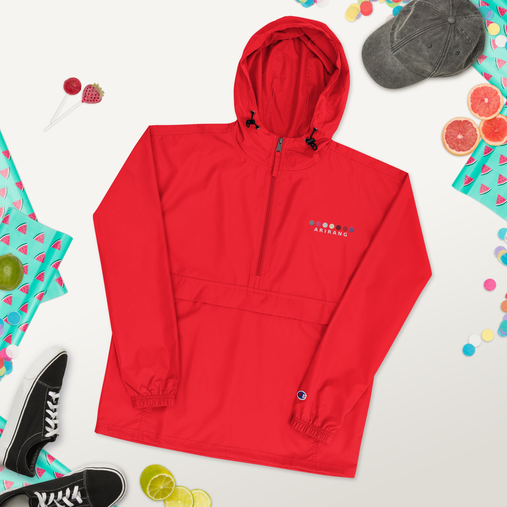 ARIRANG Embroidered Champion Packable Jacket