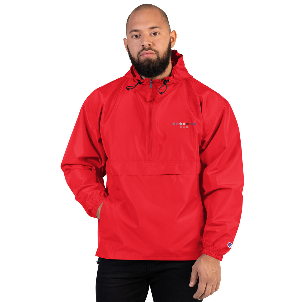 ARIRANG Embroidered Champion Packable Unisex Jacket (아리랑)