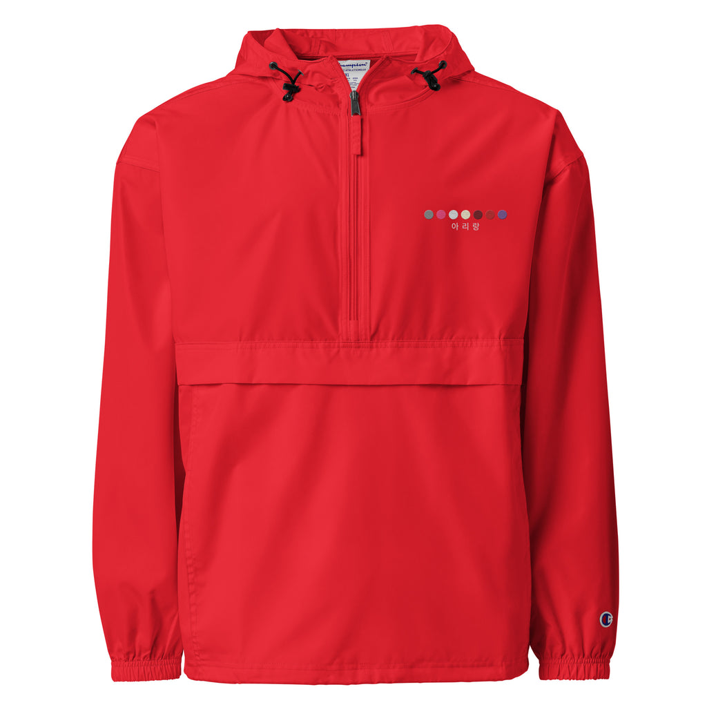 ARIRANG Embroidered Champion Packable Unisex Jacket (아리랑)