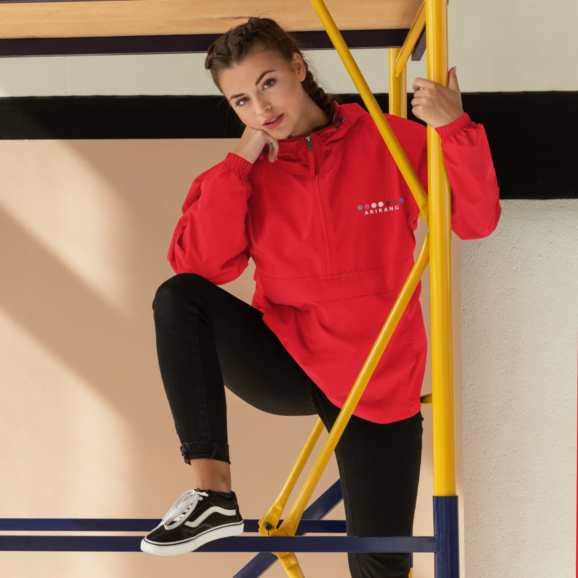 ARIRANG Embroidered Champion Packable Jacket