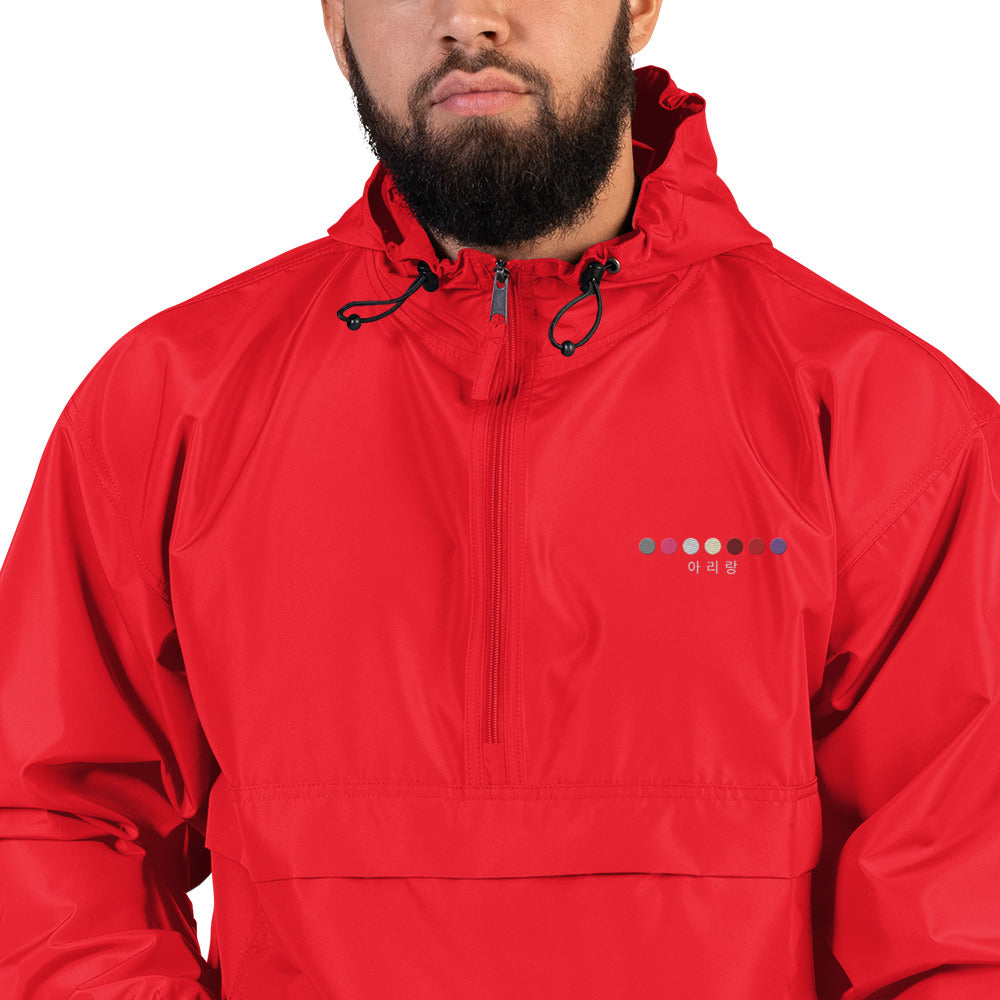 ARIRANG Embroidered Champion Packable Unisex Jacket (아리랑)