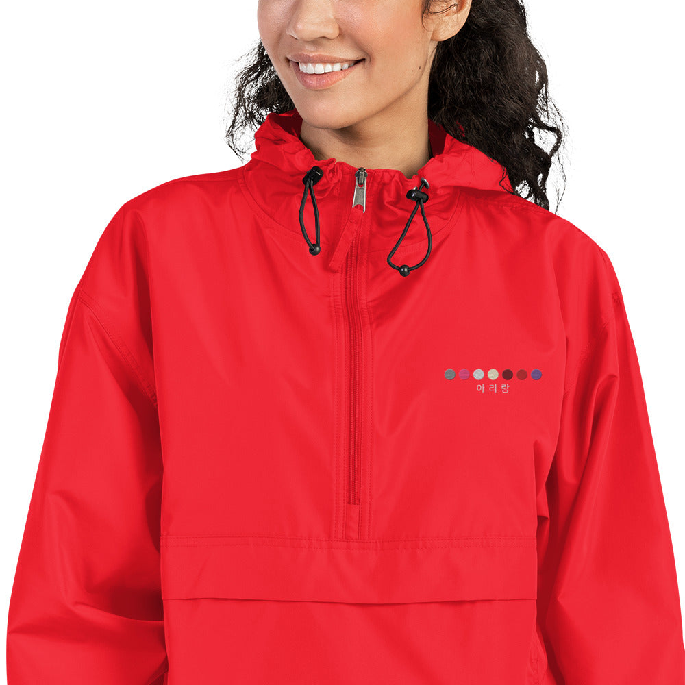 ARIRANG Embroidered Champion Packable Unisex Jacket (아리랑)
